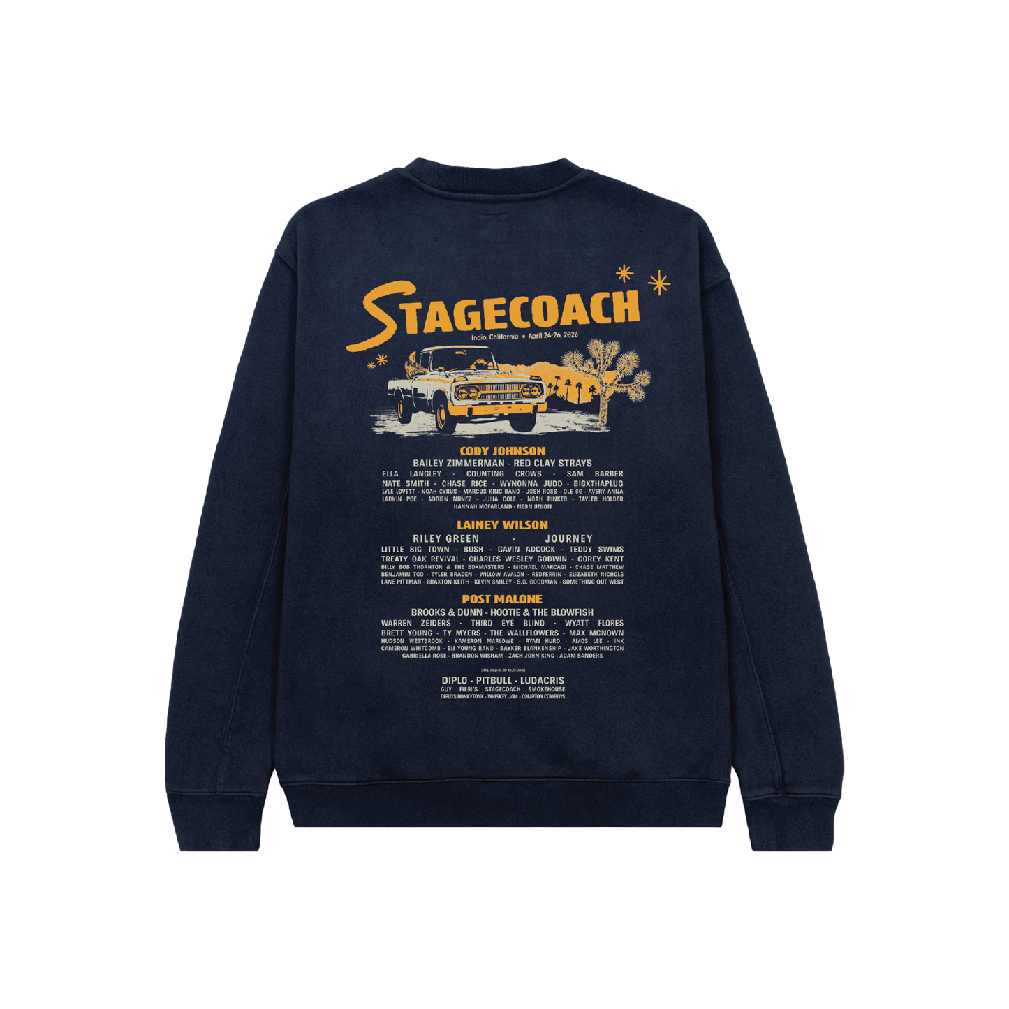 Rest Stop 2026 Lineup Sweatshirt
