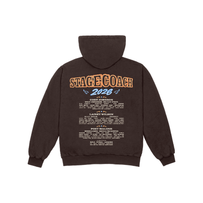 Neon Nights 2026 Lineup Zip Hoodie