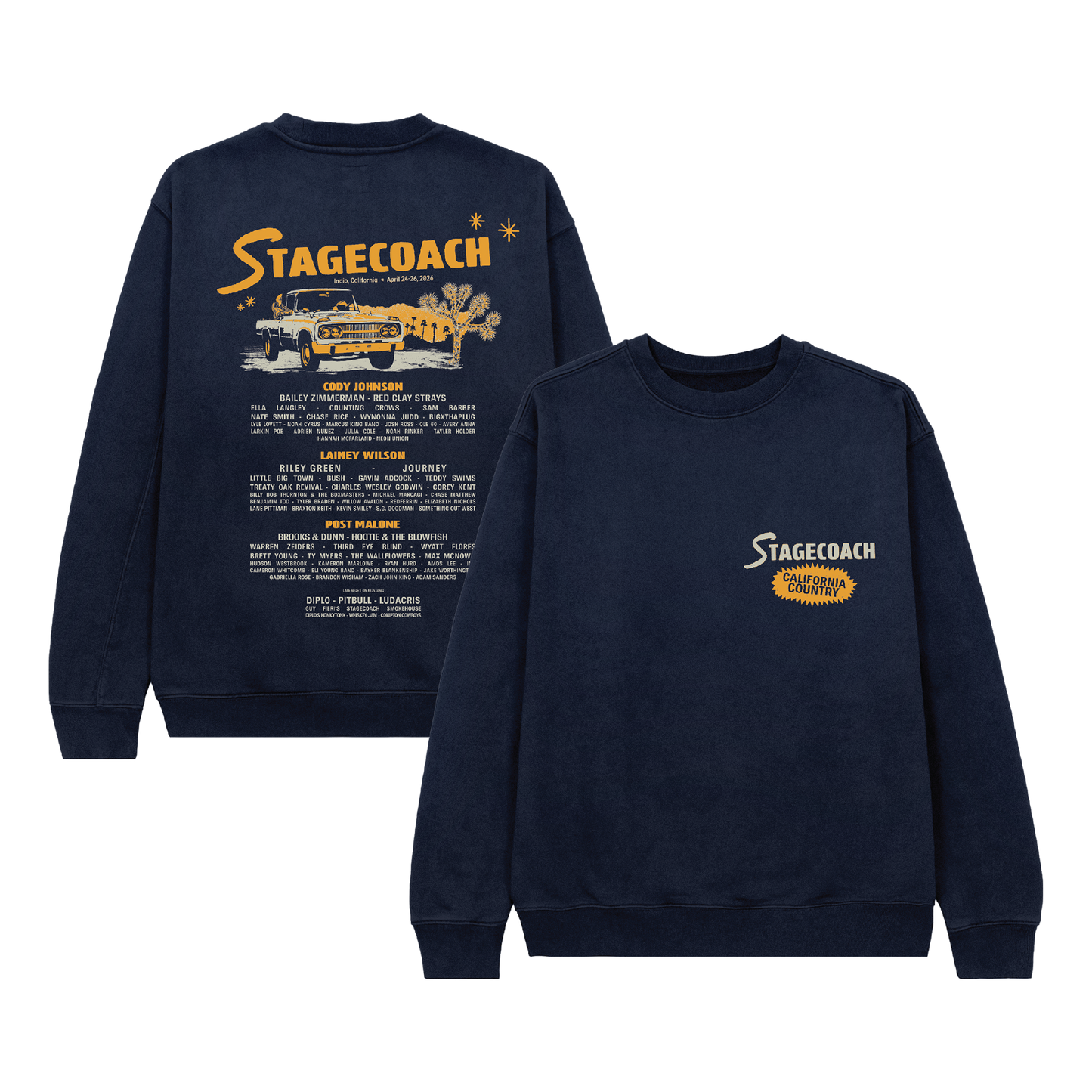 Rest Stop 2026 Lineup Sweatshirt