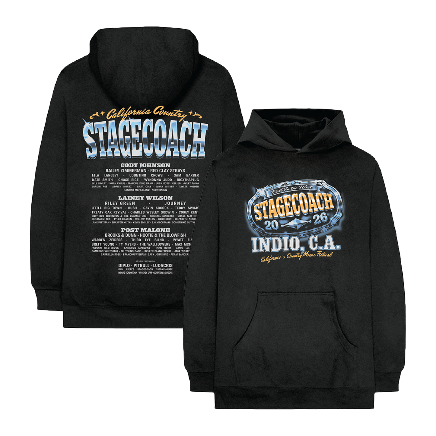 Buckle Up 2026 Lineup Hoodie
