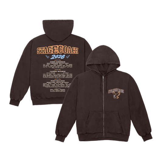 Neon Nights 2026 Lineup Zip Hoodie